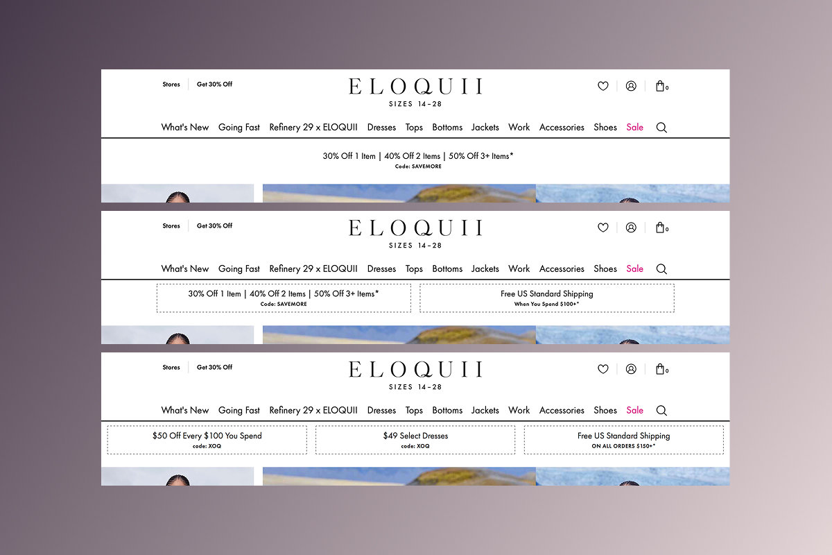 ELOQUII shopping experience