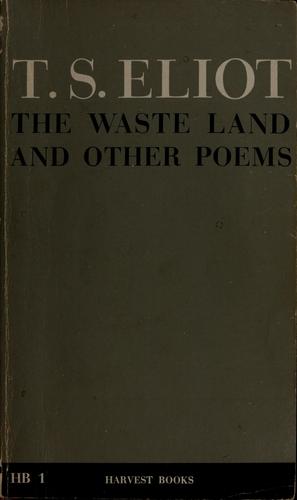 The Waste Land book cover