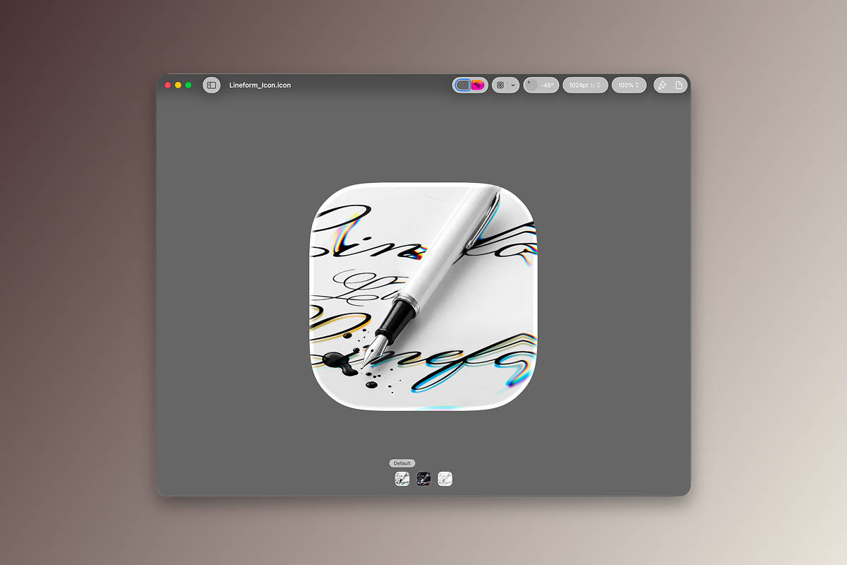 Lineform macOS app settings and update controls